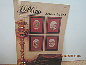 J&P Coats Cross Stitch Book Across The USA  #206 (Image1)