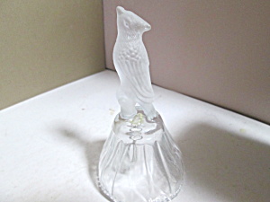 Vintage Gift Gallery 24% Lead Crystal Bird Bell (Image1)