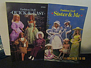 Vintage Booklet Annie's Doll Fashions To Knit & Crochet (Image1)