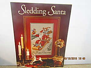 Just Cross Stitch Book Sledding Santa  #161 (Image1)