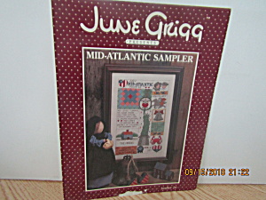 June Grigg Cross Stitch Book Mid-Atlantic Sampler  #24 (Image1)
