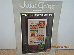 June Grigg Cross Stitch Book West Coast Sampler  #25 (Image1)