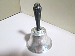 Vintage Pairpoint Silver Plated Wood Handled Bell (Image1)