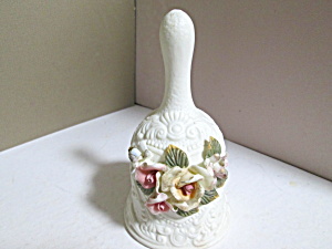 Floral Wedding Decor Pink Porcelain Bell