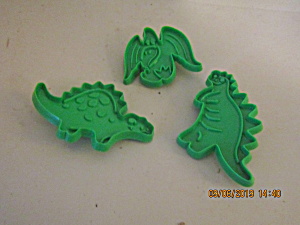 Vintage Hutzler Dinosaur Cookie Cutter Set (Image1)