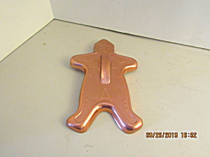 Vintage Copper Gingerbread Man Cookie Cutter