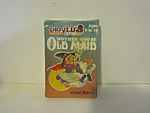 Played Games Mother Goose Old Maid Playing Cards