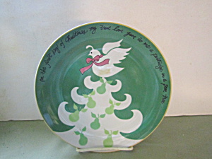 Vintage Brylane Home 1st Day of Christmas Plate  (Image1)