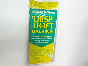 Vintage Stacy Iron-On Crisp Craft Backing (Image1)