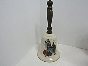 Vintage Gorham Norman Rockwell Santa's Helpers Bell (Image1)