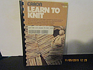 Vintage Booklet Caron Learn To Knit Book 532 (Image1)