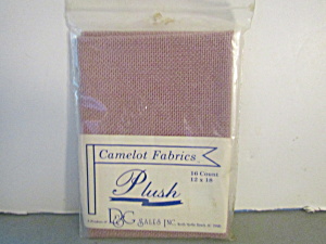 Vintage Camelot Mauve Plush Cross Stitch Fabric (Image1)