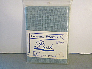 Vintage Camelot Green Plush Cross Stitch Fabric (Image1)