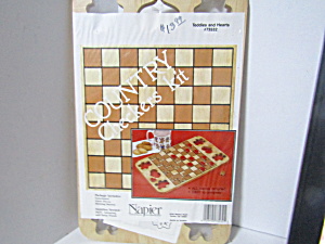 Vintage Napier Country Wood Checkers Kit