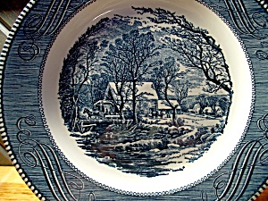 Curier&ives Dinner Plate The Old Grist Mill Plate
