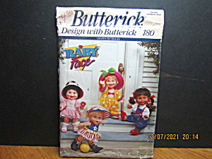 Vintage Butterick Baby Face Doll Clothes Pattern #180