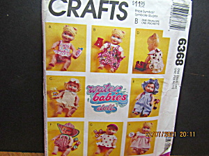 McCall's Crafts Water Babies Doll Clothes Pattern #6368 (Image1)
