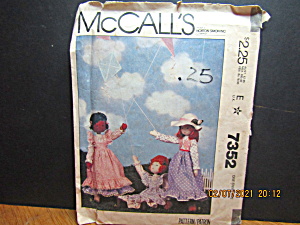McCall's Crafts 19 In. Doll & Clothes Pattern #7352 (Image1)