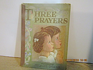 Vintage Children's Book Three Prayers (Image1)