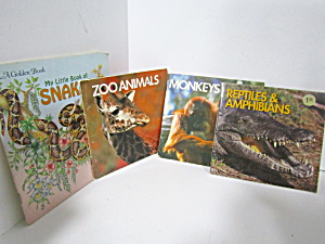 Vintage Four  Mini Book Set Zoo Animals (Image1)
