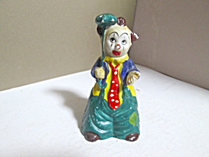 Vintage J.s.n.y. Porcelain Clown Bell