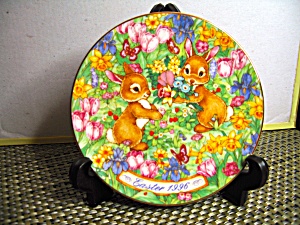 Avon Easter Bouquet 1996 Easter Plate (Image1)
