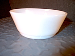 Fire King White Stacking Cereal Bowl