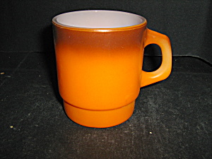 Fire King Orange/Brown Coffee Mug (Image1)