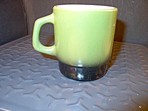 Fire King Green/Black Bottom Coffee Mug (Image1)