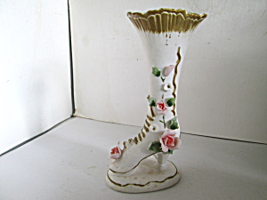 Vintage Victorian High Heel Boot Bud Vase (Image1)