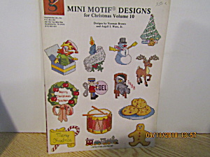 Graphworks Book Mini Motif Designs Christmas  Vol10 #50 (Image1)