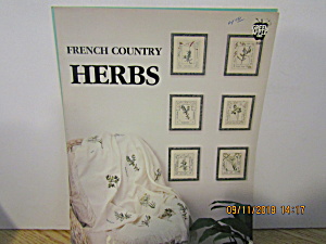 Green Apple Cross Stitch French Country Herbs #596 (Image1)