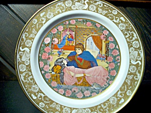 Franklin Grimm's Tales Sleeping Beauty Plate