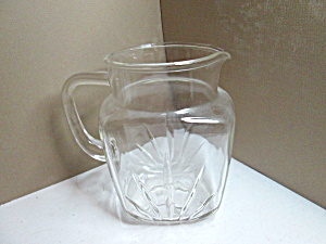 Vintage Federal Glass Star-Clear Water/Juice Pitcher (Image1)