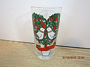 12 Days Of Christmas #2 Two Turtle Doves Glass
