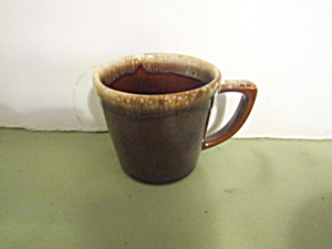 Vintage McCoy Mirror Brown Drip Coffee Cup  (Image1)
