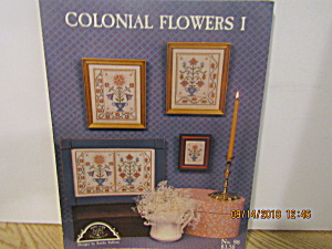 Homespun Cross Stitch Book Colonial Flowers I #88 (Image1)