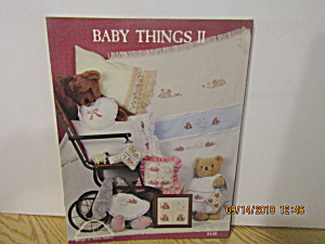 Homespun Cross Stitch Book  Baby Things II #97 (Image1)