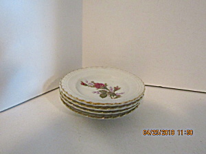 Vintage Moss Rose Pattern Mini Plates (Image1)