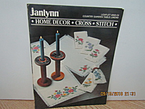 Janlynn Craft Book Country Garden Table Linens  #90024 (Image1)