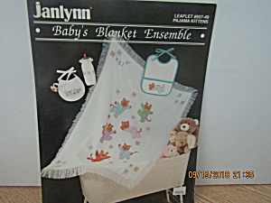 Janlynn  Baby's Blanket Ensemble Pajama Kittens  #95749 (Image1)