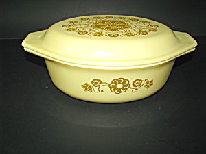 Vintage Pyrex Kim Chee Promo 043 1.5qt Casserole Dish (Image1)