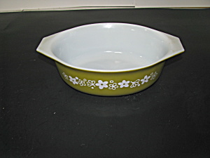 Vintage Pyrex Spring Blossom 403 1.5qt Oval Dish  (Image1)