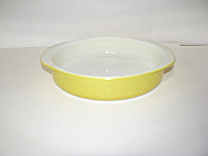 Vintage Pyrex Desert Dawn Speckled Yellow Cake Pan (Image1)