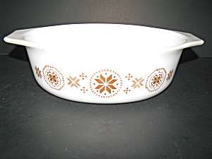 Vintage Pyrex Town and Country 043 Casserole Dish (Image1)
