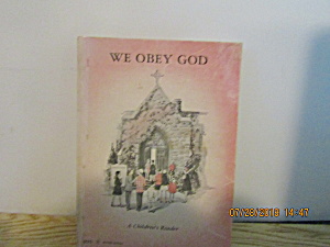 Vintage Young Person's Book We Obey God (Image1)