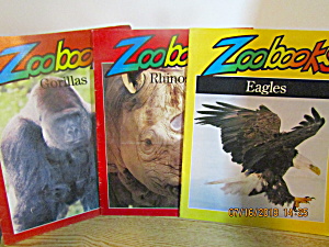 Junior Book Set Zoo Books Eagles, Rhinos & Gorillas