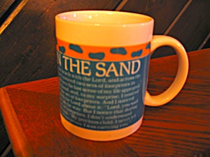 Collectible Coffee Cup Footprints In The Sand Mug (Image1)