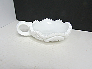 Vintage Kemple Toltec Milk Glass Nappy (Image1)