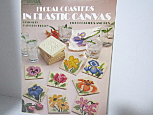 Leisure Arts Floral Coasters  In Plastic Canvas #1107 (Image1)